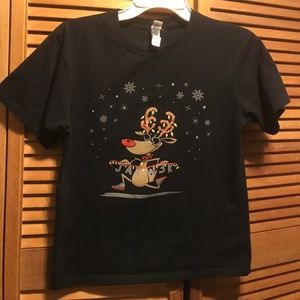 Threadfast Black Holiday Tee Shirt